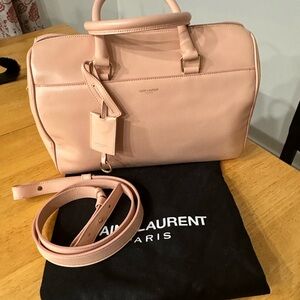 Saint Laurent Mini Duffel Bag, in Blush